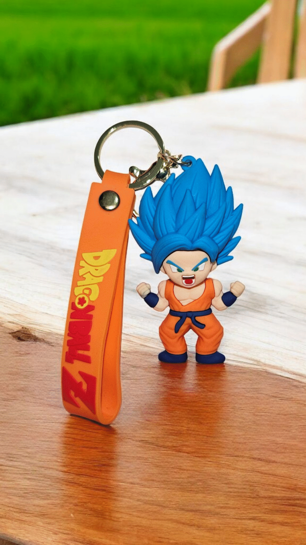 Bublebums Super Hero Goku Dragon Ball Z Anime 3D Silicon Keychain | Anime Keychain - Image 3