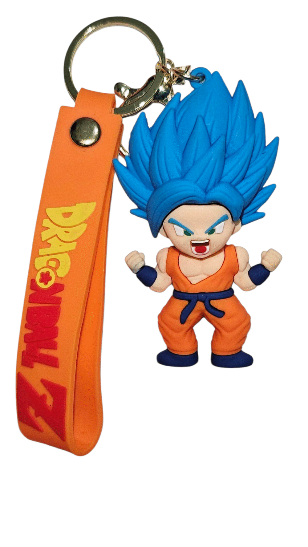 Bublebums Super Hero Goku Dragon Ball Z Anime 3D Silicon Keychain | Anime Keychain - Image 2