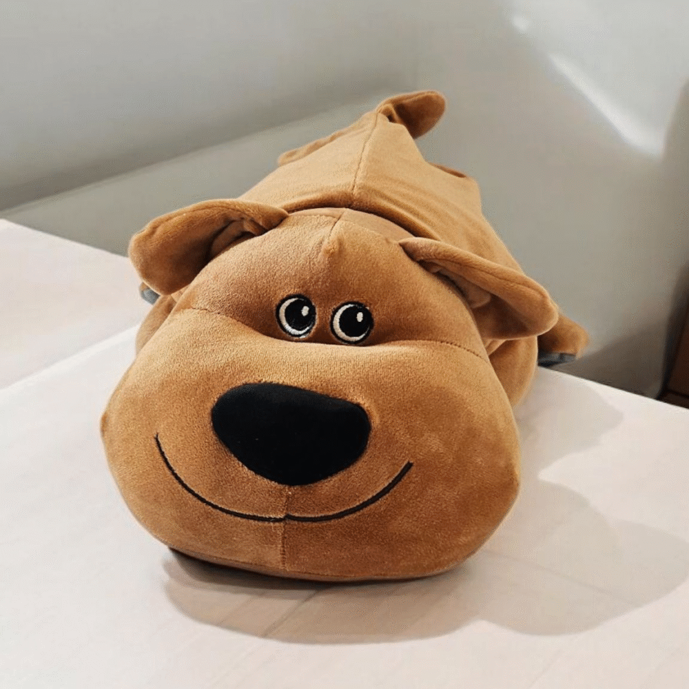 Bublebums Supersoft Reversible Dog | Plush Soft Toys – 40 cm