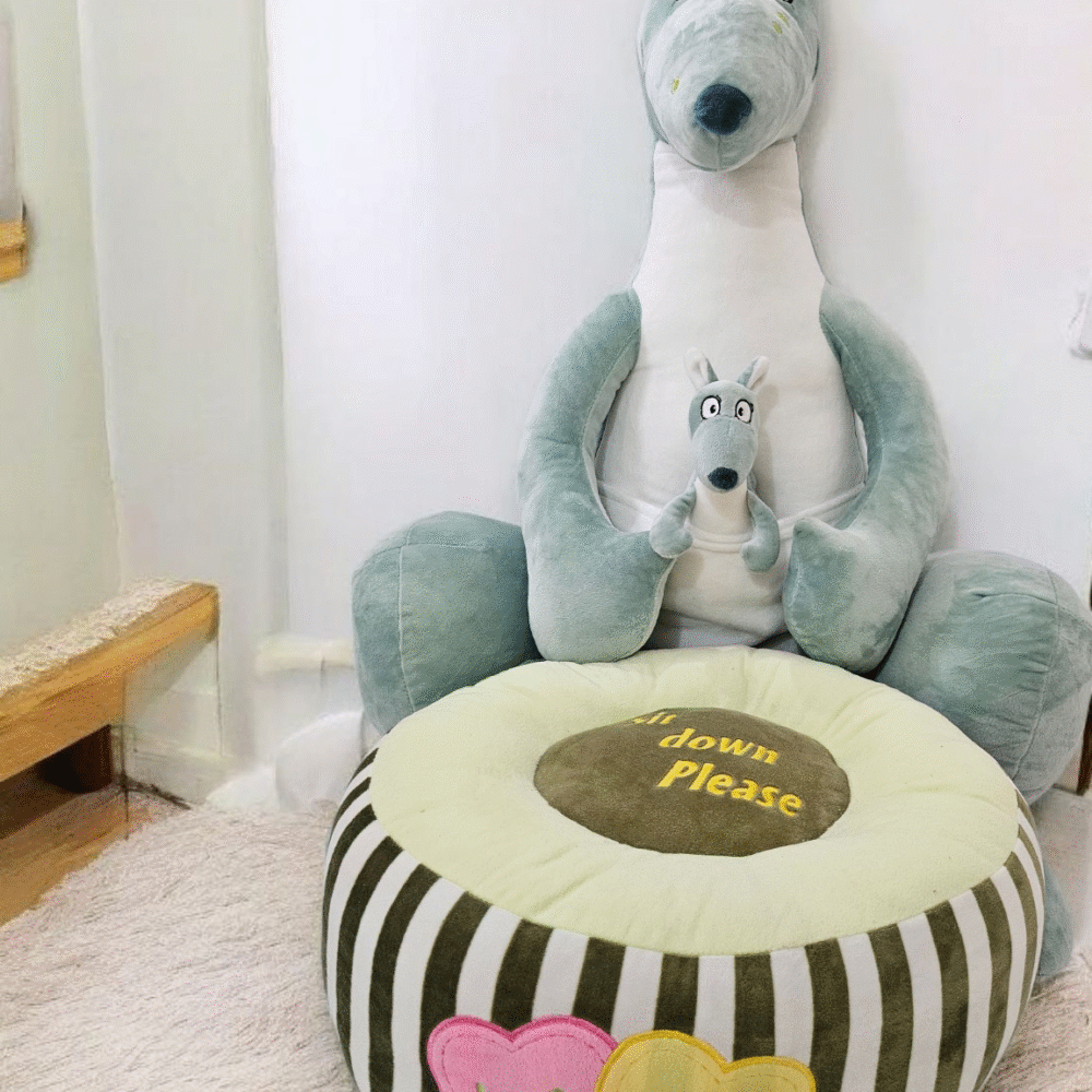 Bublebums Kangaroo Shaped Kids' Sofa | Mini Snug Sofa - 90 cm
