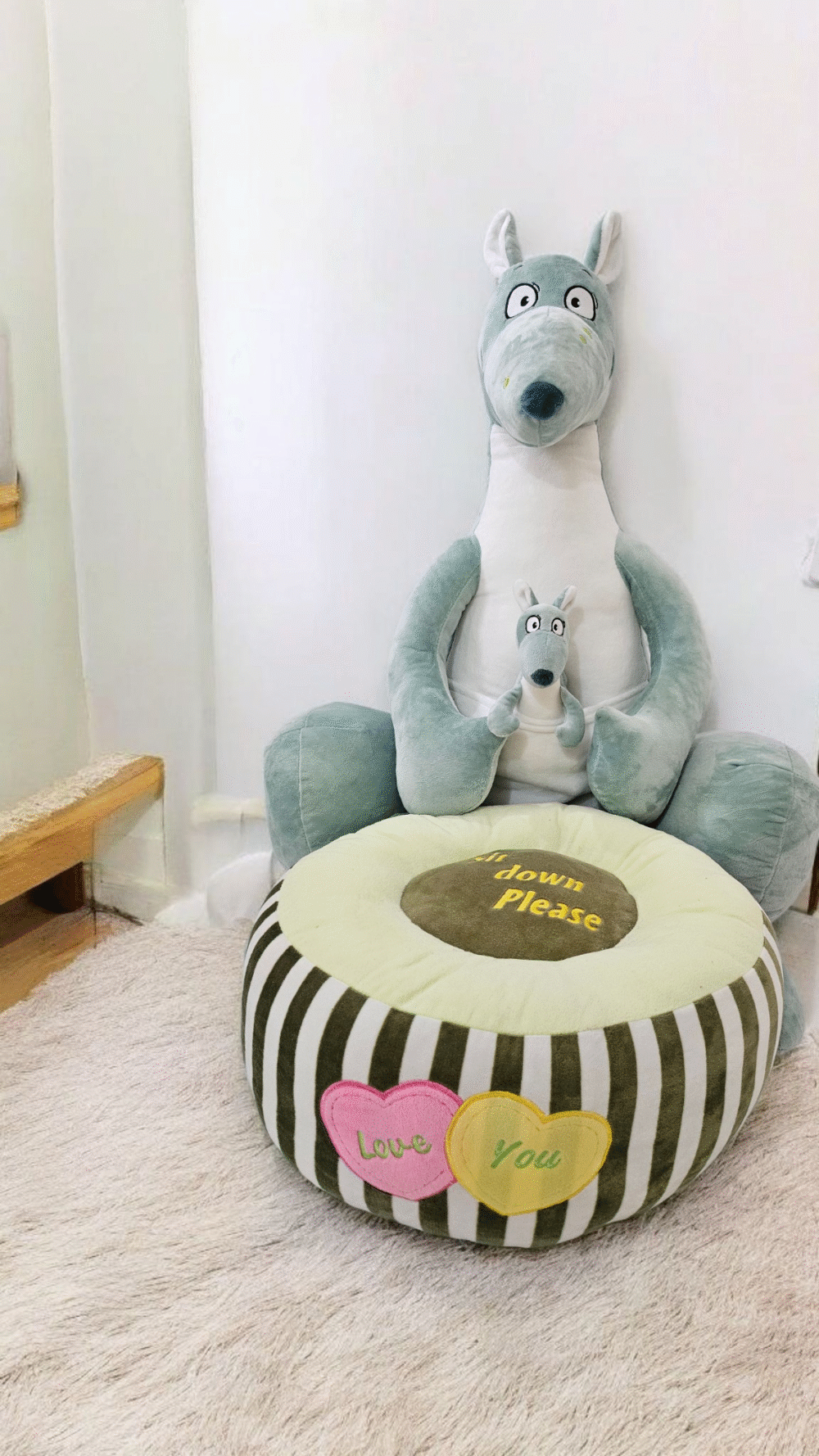 Bublebums Kangaroo Shaped Kids' Sofa | Mini Snug Sofa - 90 cm