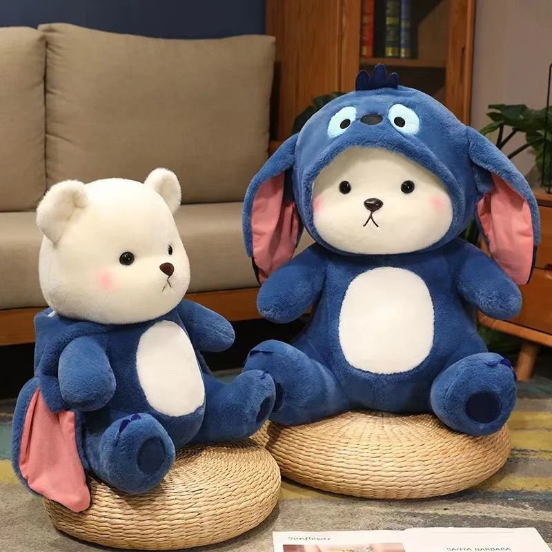 Bublebums Stitch Lena Bear | Plush Soft Toys – 35 cm
