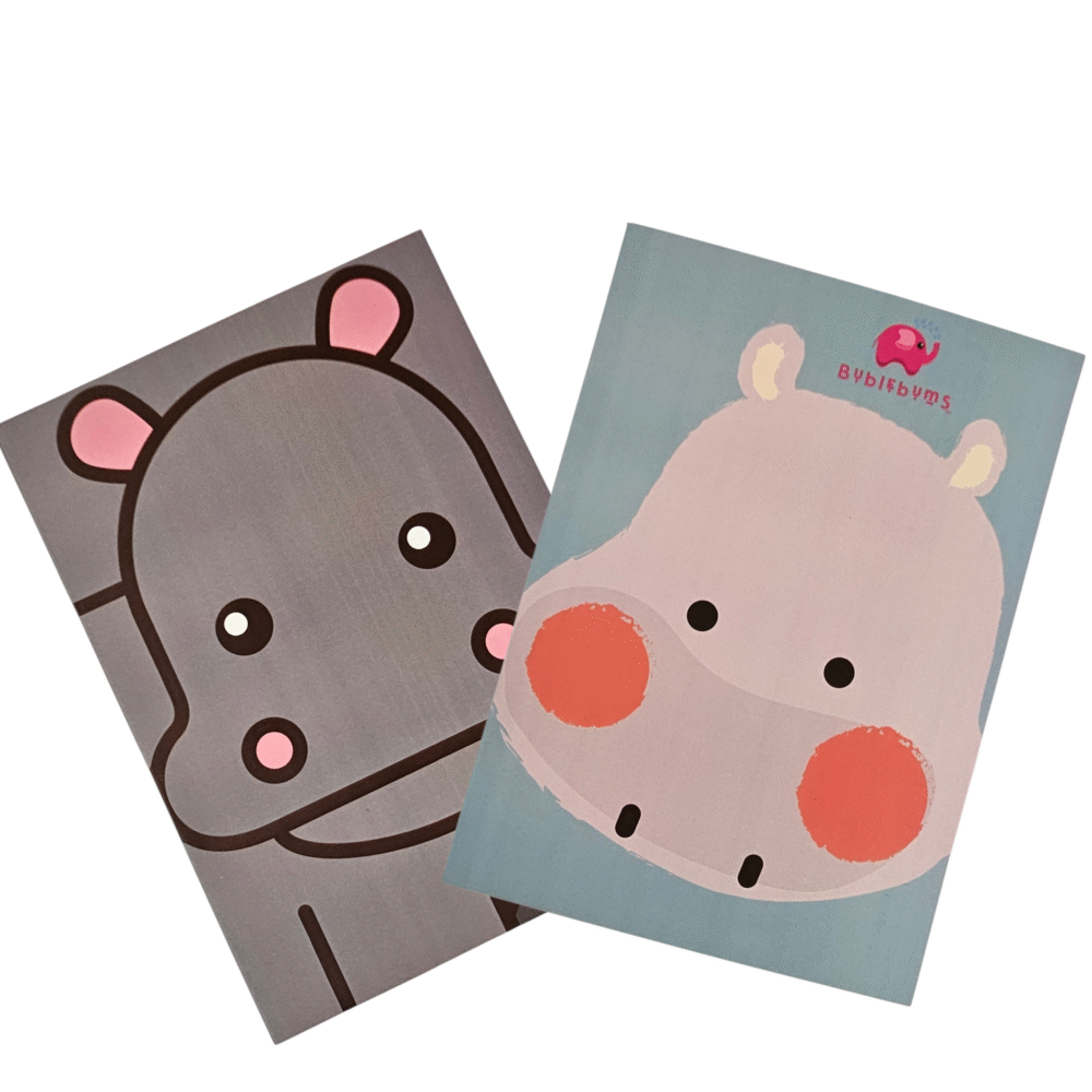 Bublebums A5 Unruled Plain Cartoon Kids Notebooks, doodling, Writing Notes | Toon Notebooks ( Set of 2 notebooks )