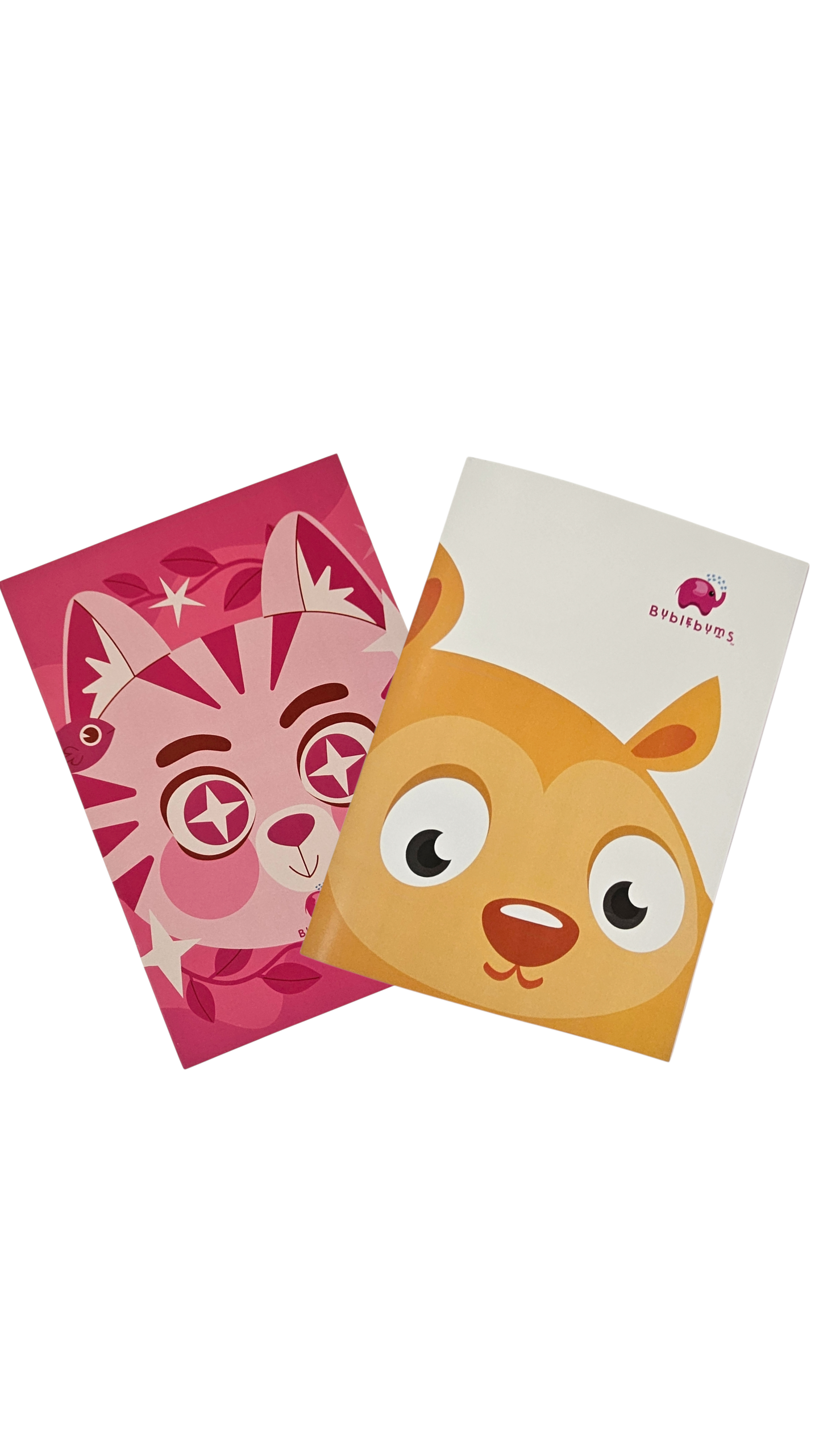 Bublebums A5 Unruled Plain Cartoon Kids Notebooks, doodling, Writing Notes | Toon Notebooks ( Set of 2 notebooks )